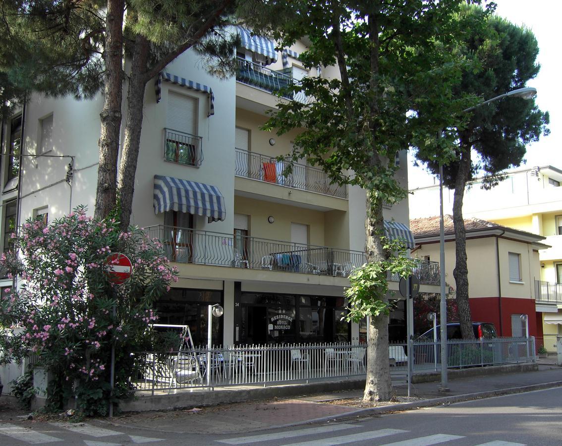 Residence Monaco Appartamenti ริมินี ภายนอก รูปภาพ